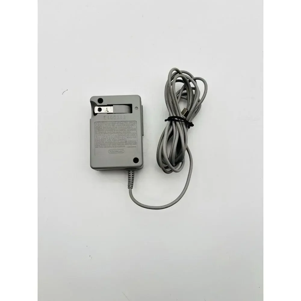 Nintendo WAP-002 OEM Wall Charger for Nintendo DS/3DS/2DS XL - Gray Tested Works